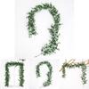 Indoor Green Wall Decor With Faux Plant Money Leaf Vines For Home And Photography