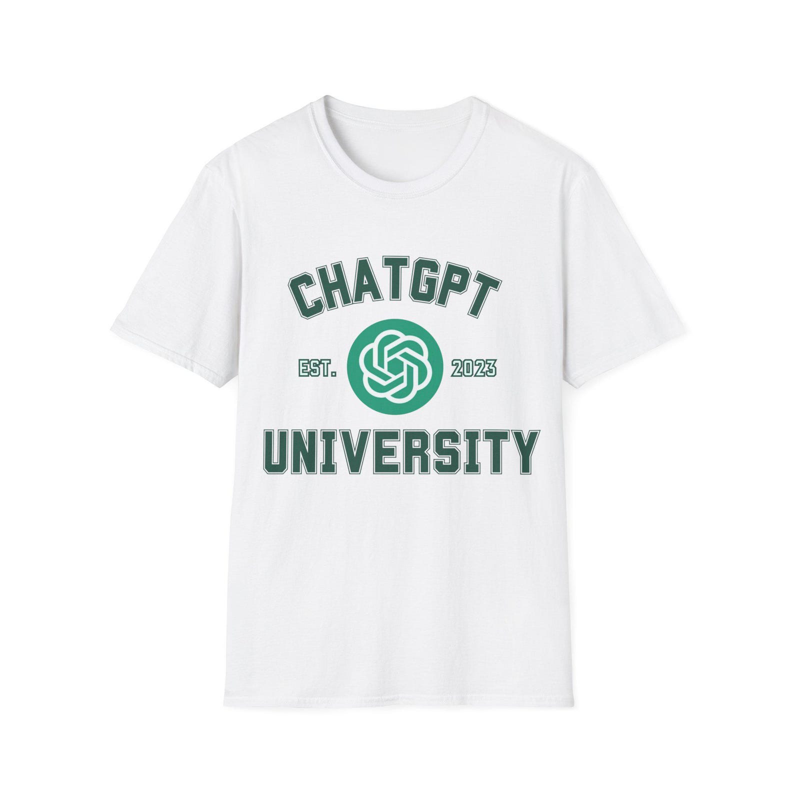 ChatGPT University | ChatGPT College Logo | Unisex Tee S