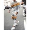 Autumn Men's Long Sleeve T-Shirts Pants Sets  Print Fashion Men Sportswear Man Clothes Street Tracksuit Jogger 2 Piece Outfits