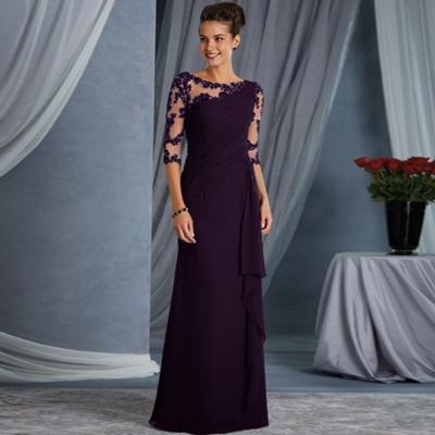 Vrouwen Avondjurk Doorschijnend Mesh Patchwork Halve Mouwen Slim Fit Bloemen Borduurwerk Ruffle Geplooide Volledige Lengte Prom Party Maxi Jurk