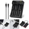 Professional 3 Slot Battery Charging System For 18650 26650 21700 Cells With Safety Circuit Design