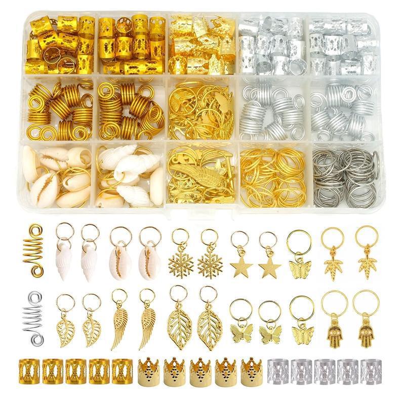 A1865 Women's Braiding Hair Accessories - 120-Piece Hair Comb and Headwear Set