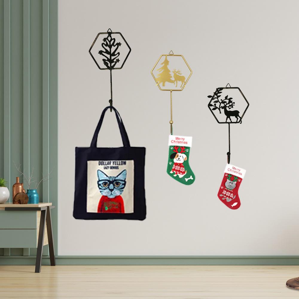 

Рождественское украшение из металлаРождественская елка Металлический лось Скандинавский креативный ретро Black Gold Brush