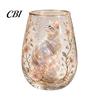 Artistic Kitchen Tableware Hummingbird Joy Tea Cup, Colorful Animal Tumbler, Floral Glass Ritual Sense Drinkware Golden Rim, Water for Coffee