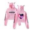 Anime Kpop Demon Hunter Saja Boy Crop Tops Women Sweatshirt Long Sleeve Girls Fashion Sweatshirts Gift