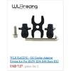 WLR RACING - Universal Aluminum AN10 Sandwich Oil Adapter Filter Cooler Plate Kit With 3/4-16 UNF , M20 X 1.5 Fitting WLR6721