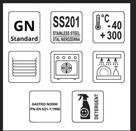 Contenitore GN Mega-M 1/4 265x162x100 (set di 10) N