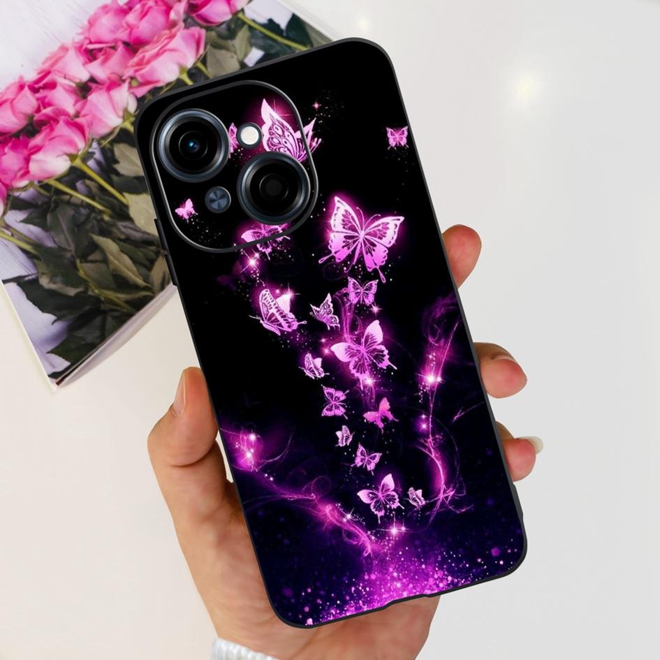For Phone Case Tecno Spark Go 1 Cover 2024 Popular Flower Soft Silicone Back Protective Cover For Tecno Spark Go 2025 Pop 9 Etui