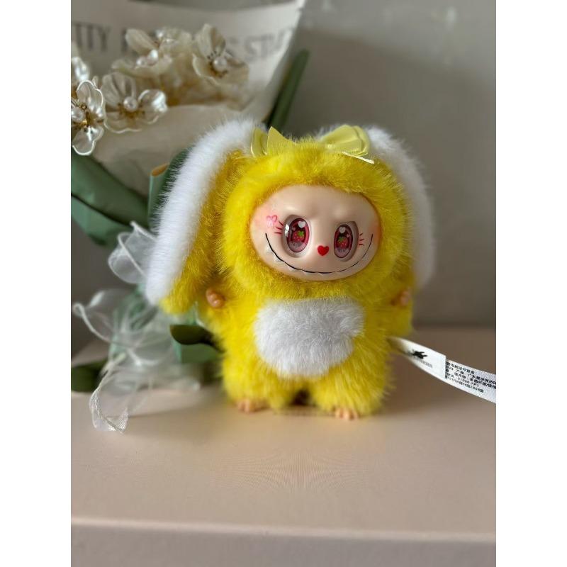 Cute Cute Vinyl Pull Bunny Plush Toy Doll Bunny Bag Pendant Doll