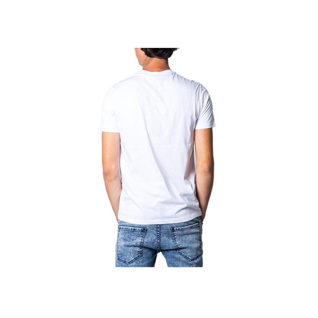 Emporio Armani Cotton Crew Neck Short Sleeve T-Shirt Men Tops White 3G1T69-1J19Z-0100