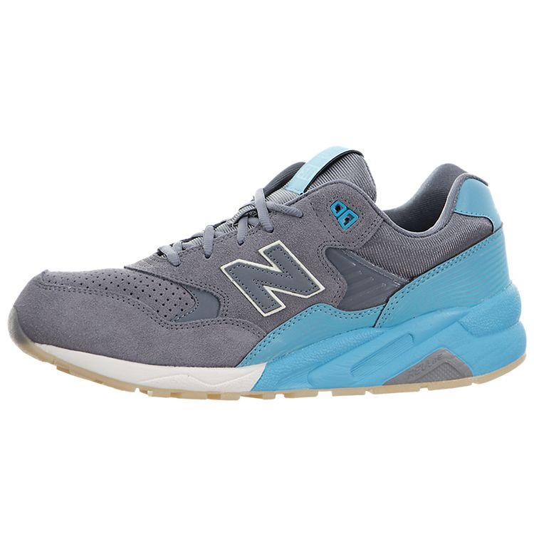 

New Balance Nb 580 Classic Retro Fabric Mesh Low Top Running Shoes Unisex sneaker Gray Blue MRT580UR 37