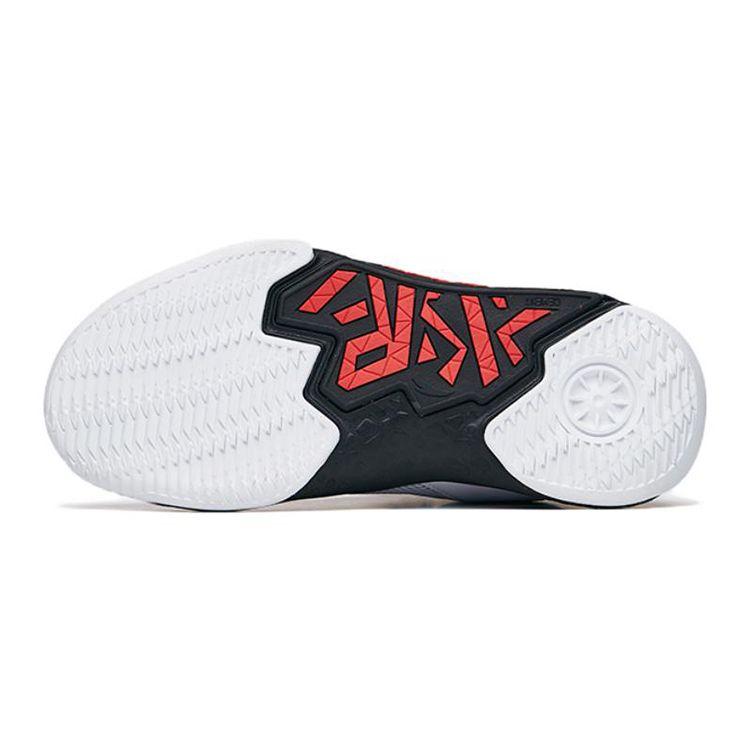 Anta Mládež Děti Cement Krypton Tlumení nárazů Odolné proti opotřebení Prodyšné Středně vysoké Basketbalové boty Dětské basketbalové boty Bílé Černé Červené A312221166-1