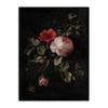 Retro Painting French Flora Vintage Poster and Prints Victorian Still Life Flower Rose Canvas Painting Decoraiton Living Room