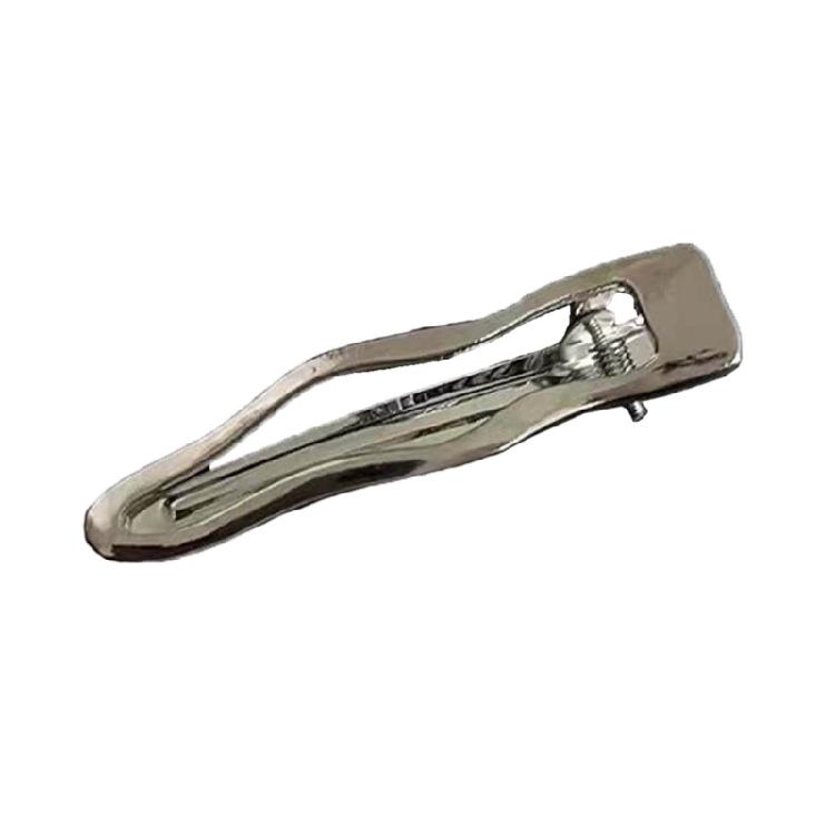 Punk Hip Hop Hairpin Unique Hairclamp Unique Metal Line Shape Hairpin for Women 1