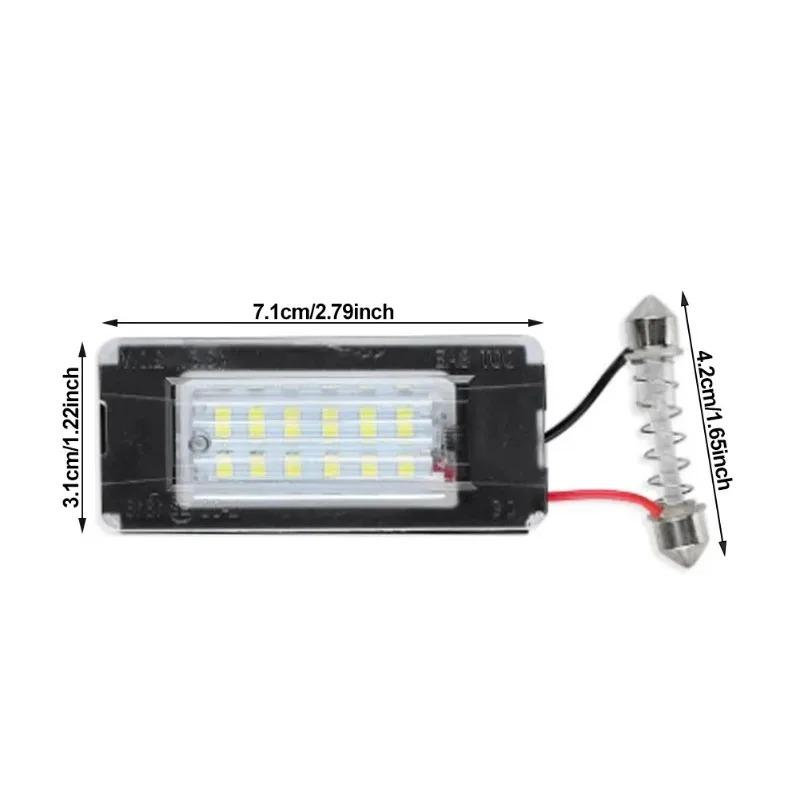 1PC for Mini Cooper R56 R57 R58 R59 R50 R52 R53 07-15 Car Canbus LED License Number Plate Light Assembly New