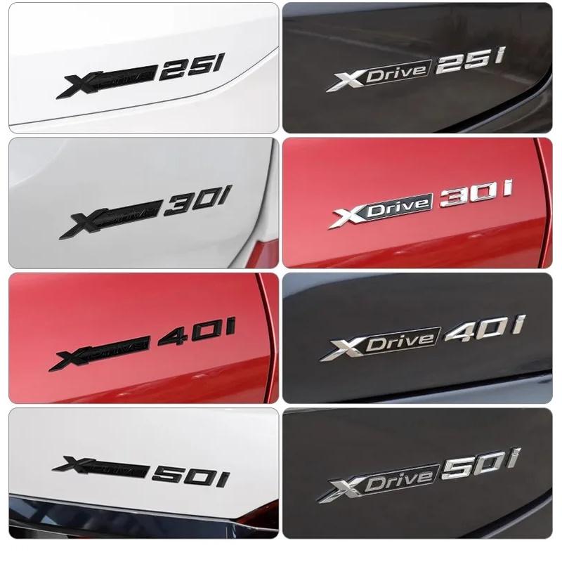 BLL1 XDrive 18d 20d 28d 30d 35d 40d 48d 50d 20i 25i 30i 40i 45i 50i for BMW X1 X3 X4 X5 X6 X7 Car Fender Emblem Badge Trunk Sticker