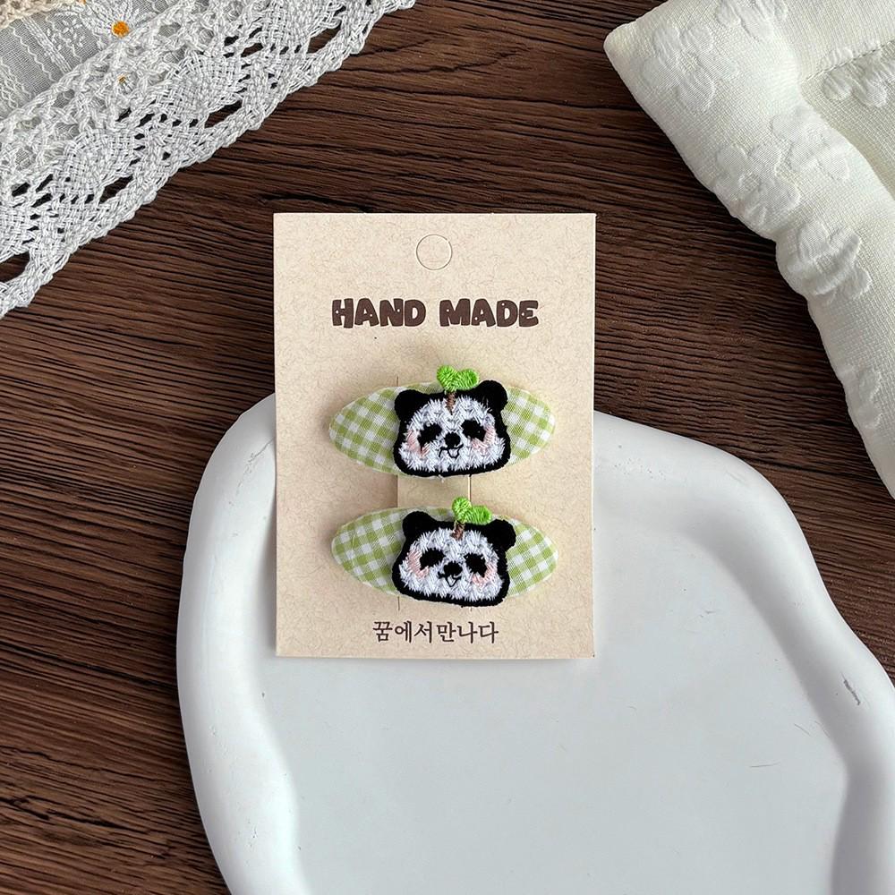 Adorable Fruit Embroidery Hair Clips for Babies - No Damage, Perfect for Children's Hair Styling