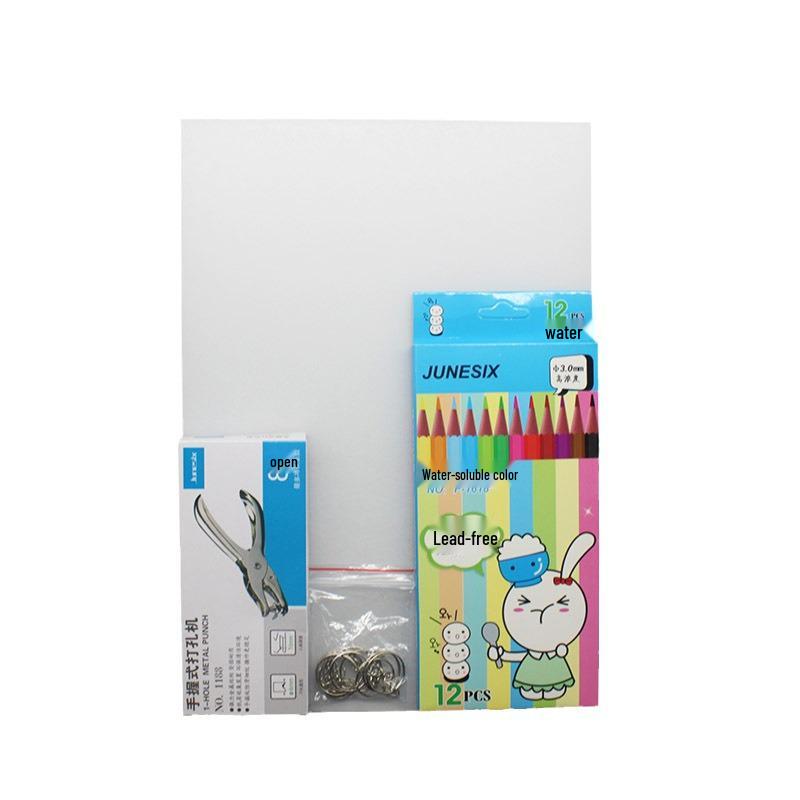 DIY Colored Pencil Craft Shrink Plastic Sheets - Beginner Material Pack