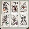 9*6cm Heraldic Playing Cards - 38 Pcs Hand-Drawn Lenormand Oracle Cards for Divination & Collectors - Double-embossed Cardstock