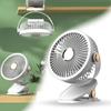 Rechargeable Personal Fan with Light Small Cooling Fan Table Fan for Camping Outdoor Office