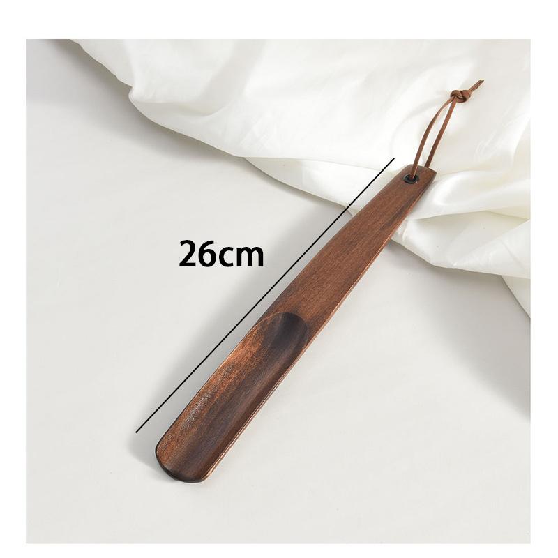 1Pcs Advanced Solid wood Shoe horns 15.5-31cm Short handle Shoehorn pregnant woman elderly Shoes spoon Home hotel Shoe spatula