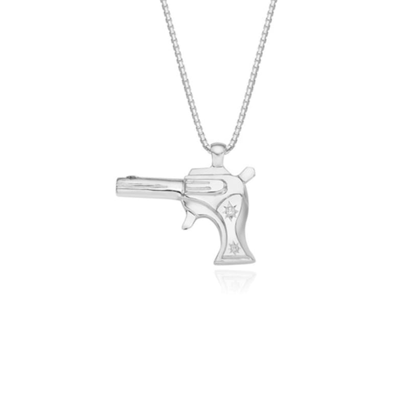 NIMBUS Love Gun Pendant Necklace (WH)