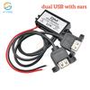 DC-DC Step Down Buck Converter Power Supply Module for Car 12V to 5V 3A 15W for Car Male Female USB Mini USB Micro USB Adapter