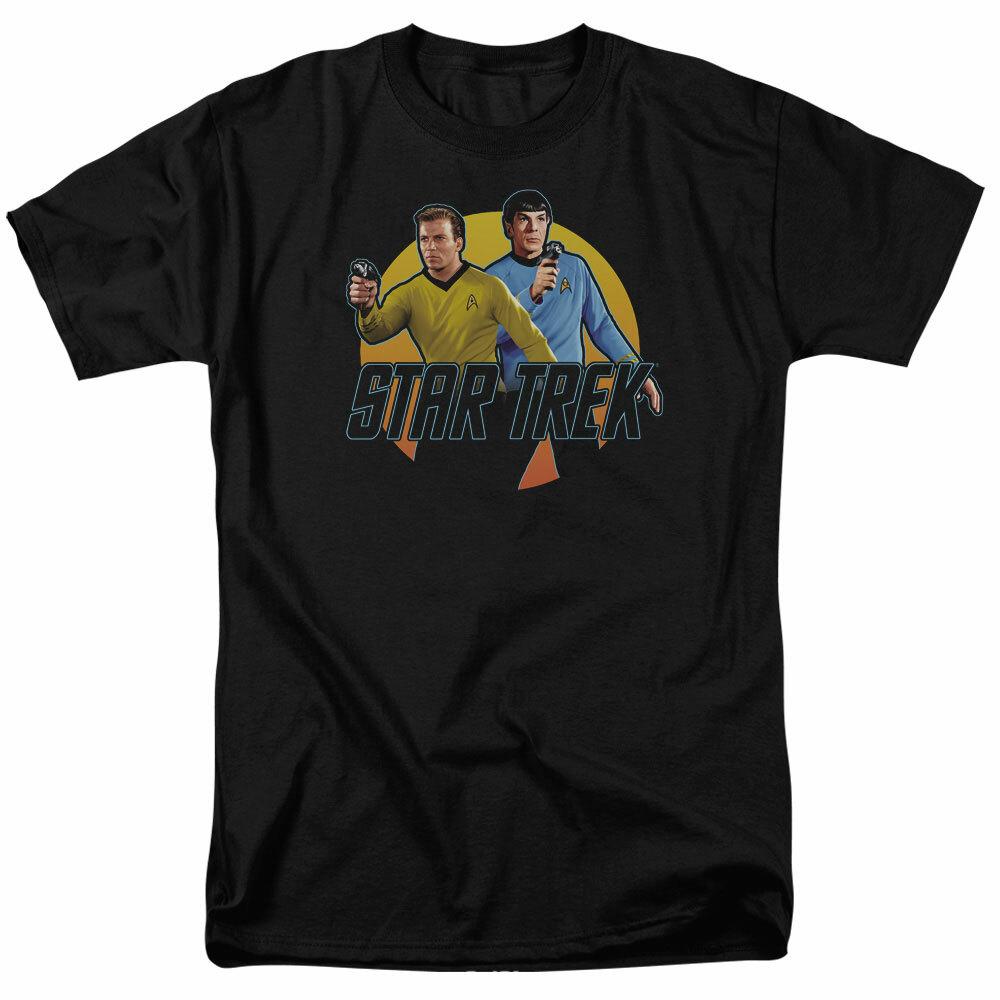 Star Trek Phasers Ready T Shirt Licensed Sci-Fi TV Classic Adult Tee New Black XXXL