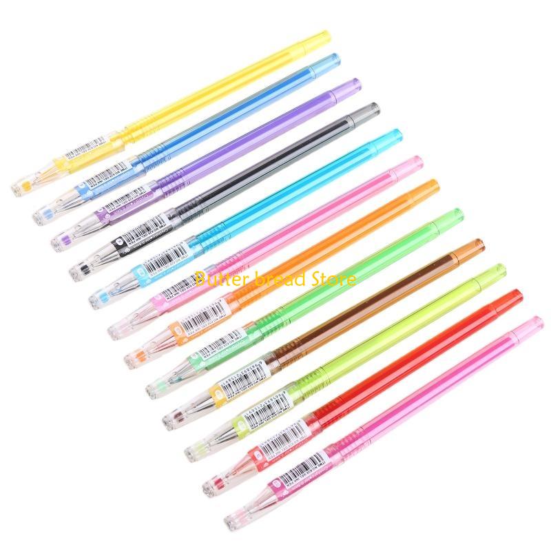 

W89C Creative Coloring Gel Pen Art Marker Pen for Head 0.35mm Quick Drying Smooth Writing for Girl Child