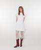 Lulu Seoul Ribbon Collar Mini Dress (White)