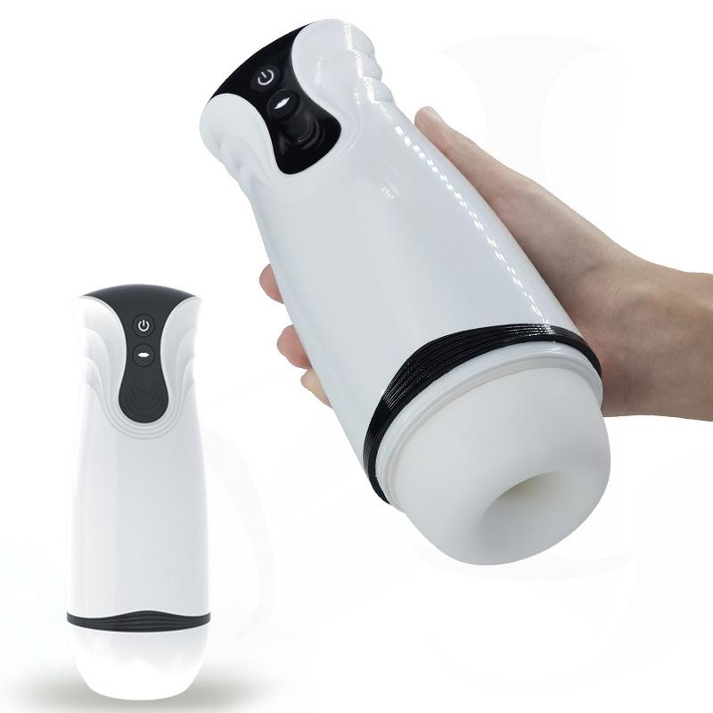 Sex Toy for Men Masturbation Cup Masturbator Male Automatic Thrust Sucking Heated Vaginal Telescopic Vibrator Blowjob Machine