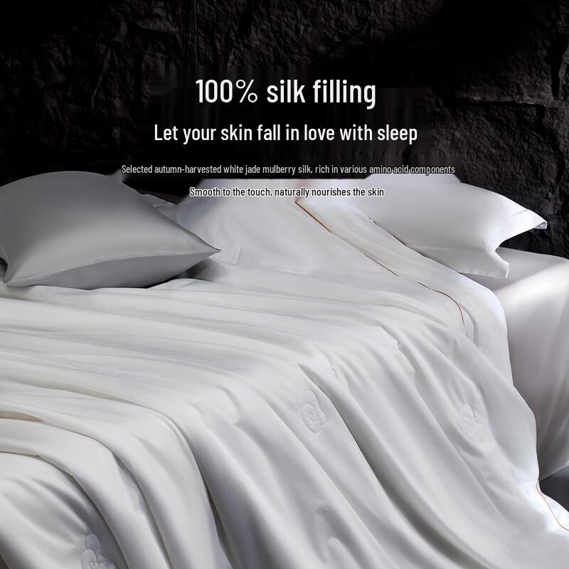 Mercure Home 100% Mulberry Silk Two-in-One Winter Quilt