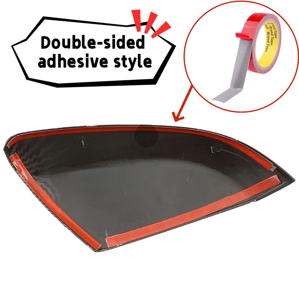 For Mitsubishi Eclipse Cross 2018-2025 Carbon Fiber Car Gas Fuel Tank Cap Oil Box Cover Trim Accessories