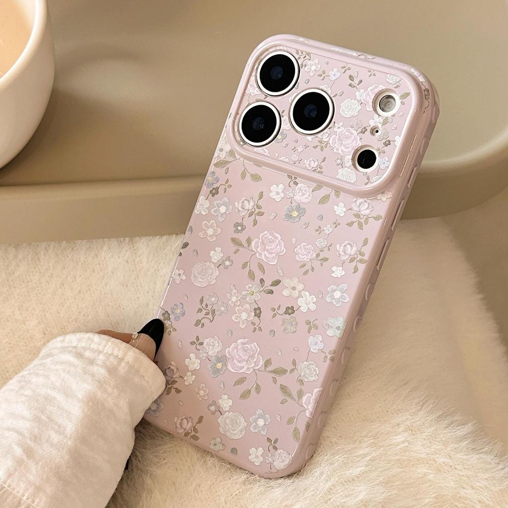 Lila Rosen Handyhülle für iPhone 17 und iPhone 17 Pro Max