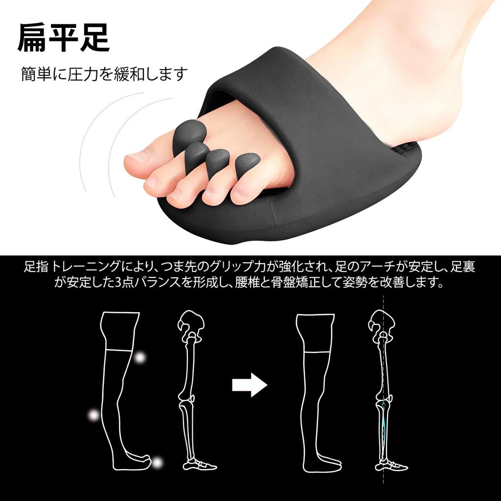 WOVTE Slimming Indoor EVA Foot Reflexology Reduces Corrects Corrects Beautiful and Lifts Buttocks Slippers, Sandals, Ultra-Lightweight Slippers,