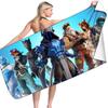 Fortnite Strandtücher Mikrofaser Badetuch Jungen Mädchen Sanft Tragbar Cartoon Bade Strand Spa Bademantel Waschkleidung Schnell Trocknend