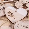 Hearts Valentine's Day Gift Garland Wooden Pendants 100PCS