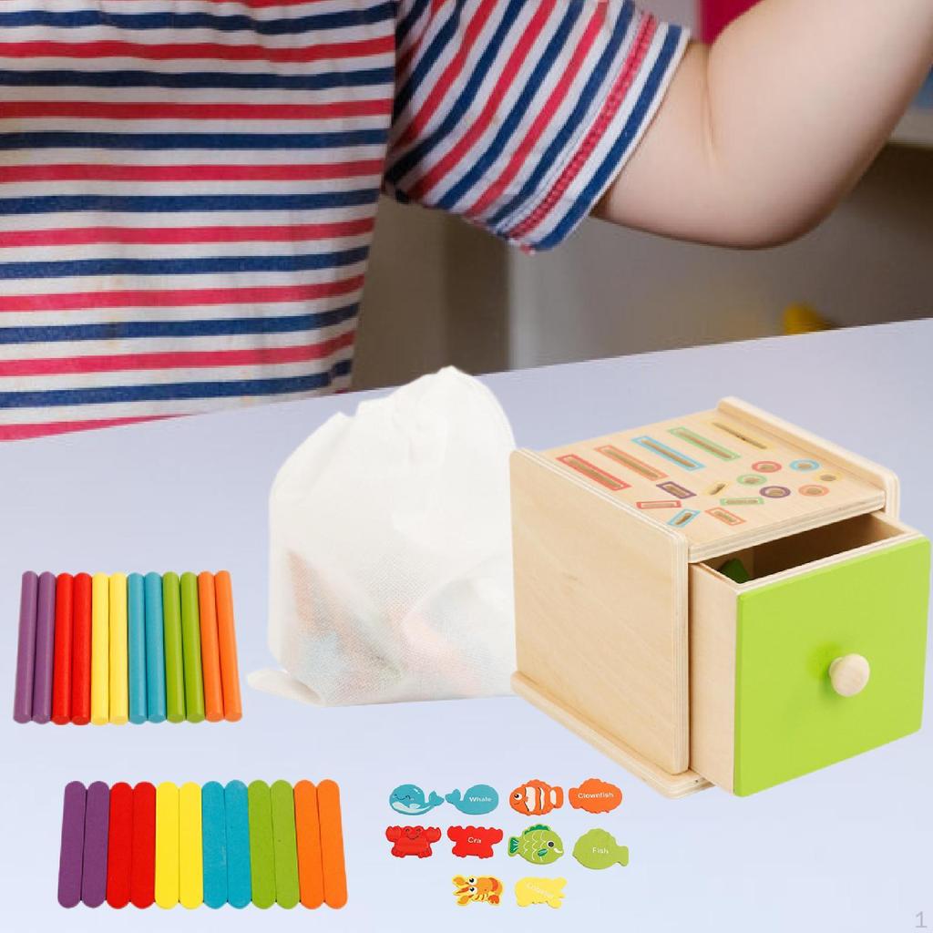 Color Shape Sorter Toy Early Learning Geometric Cognition Educational Recognition for