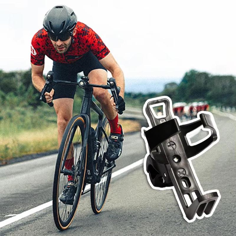 90 Degree Rotating Base Bicycle Water Bottle Holder For Mountain Bikes, Electric Scooters, And More - Securely Holds Your Drink
