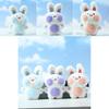 Soft Sweet Plush Rabbit Figure Cartoon Keychain Accessory Perfect For Kids