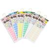 Clover Fabric Peel Labels SS 21x8.5mm Pink 18 Sheets