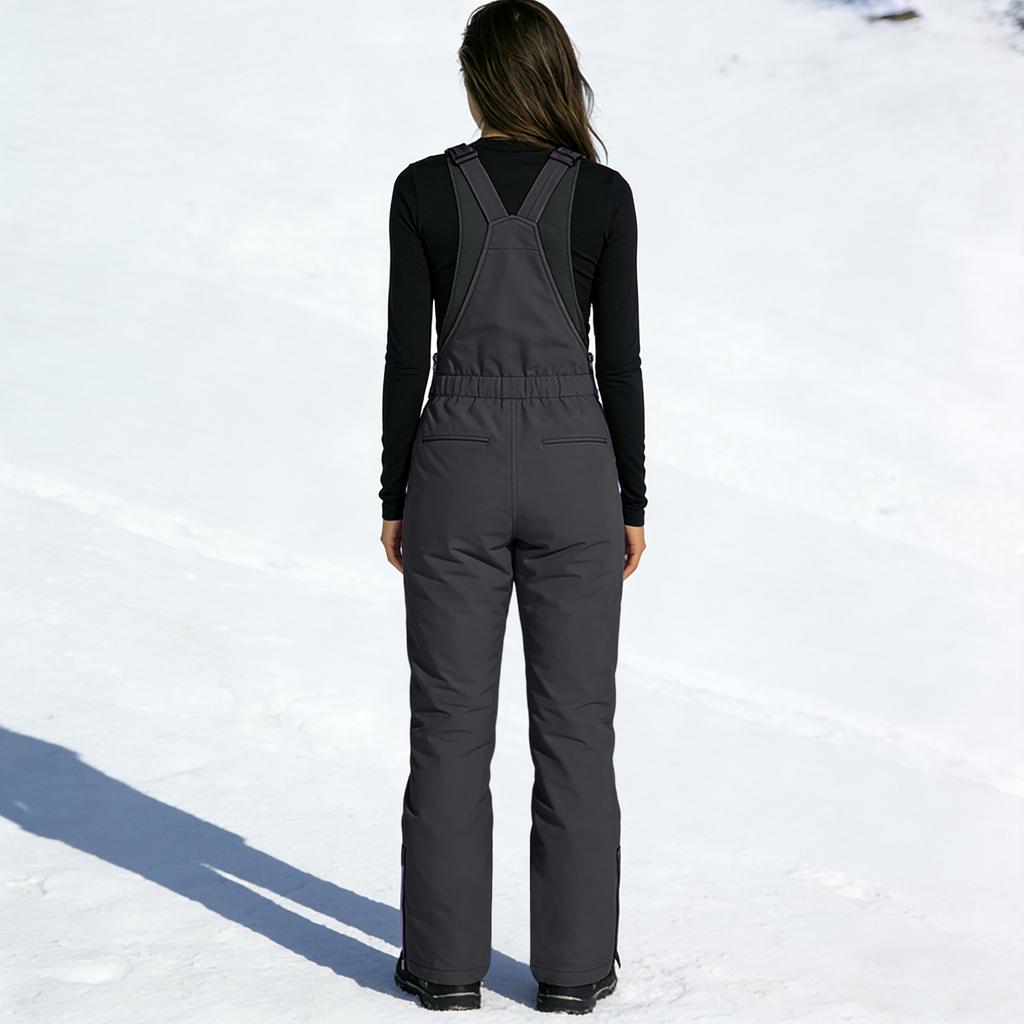 Ski Pants Women Insulated Ski Bib Overalls Snowboarding Pants Adjustable Shoulder Strap Snowsuit