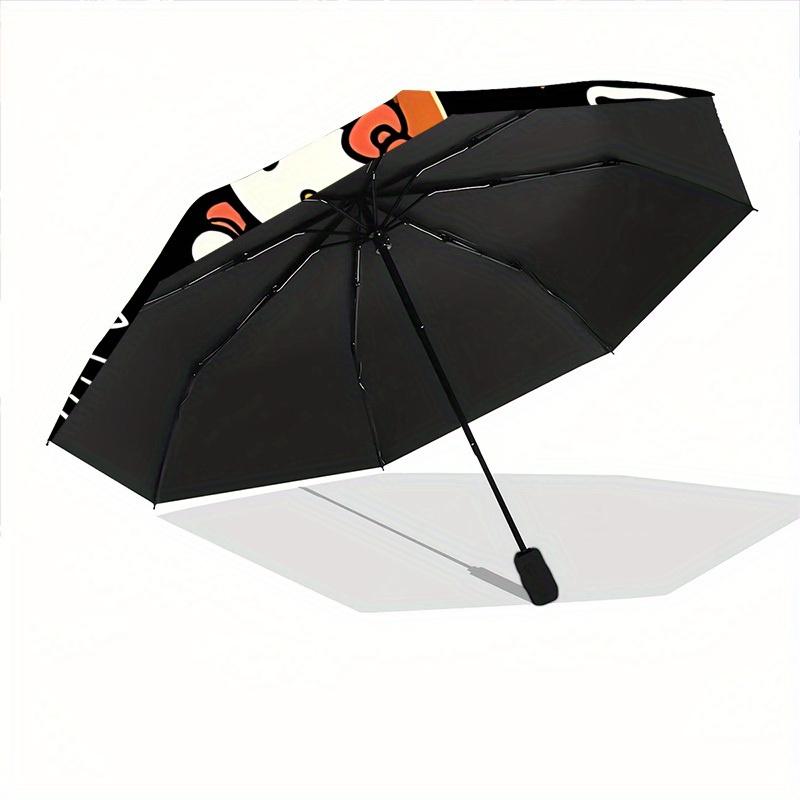 1pc Halloween Hello Kitty Automatic Umbrella 8-Bone Design Compact Gear for Outdoor Travel, Perfect Helloween Chrismas Gift for Friends or Family Y250