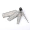 Taper Gage High Precision Stainless Steel Wedge Feeler Hole Taper Gauge Ruler Measuring Tool Portable Inspection Tool
