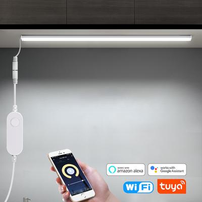 Tuya Smart LED Cabinet Lights 30/40/50cm 12V Wifi Kitchen Wall Lamp Tube Bedroom Kitchen Closet Lighting Work With Alexa and Google Home With EU Plug