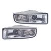 1-Pair Front Fog Lights Halogen Driving Lamp Front Bumper Lights for 1998-2007 Lexus LX470 Direct Durable Replacement