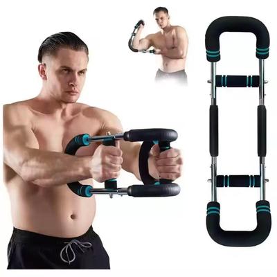 Verstellbarer U-förmiger Armkrafttrainer - Multifunktionale Indoor-Fitness Handgelenks- & Federstab-Ausrüstung