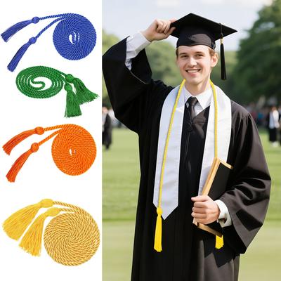 Studentexamen Enkel Examenshederrep Dekorativt Tvinnat Rep