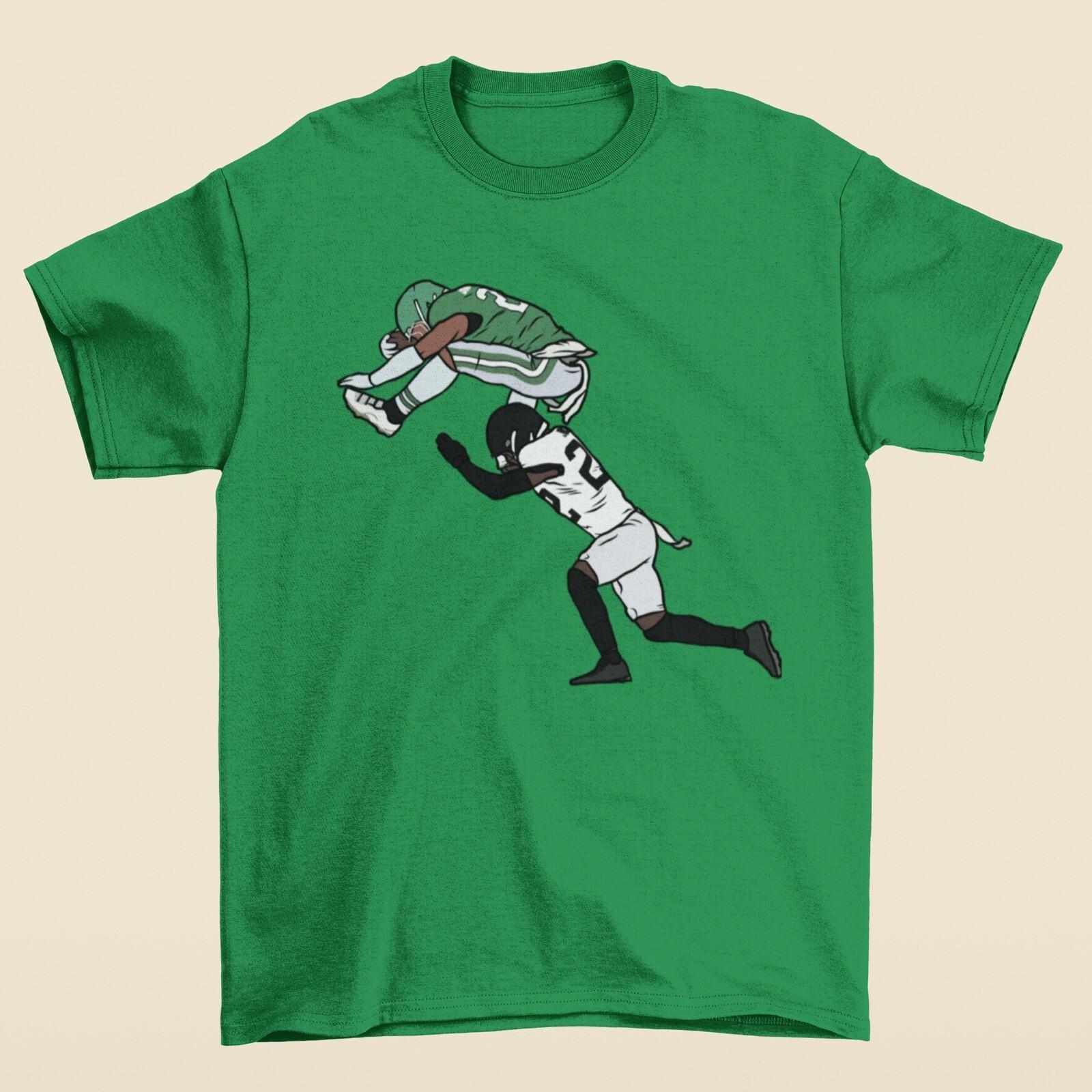 Saquon Barkley Backwards Hurdle Philadelphia Football T-shirt XXXL