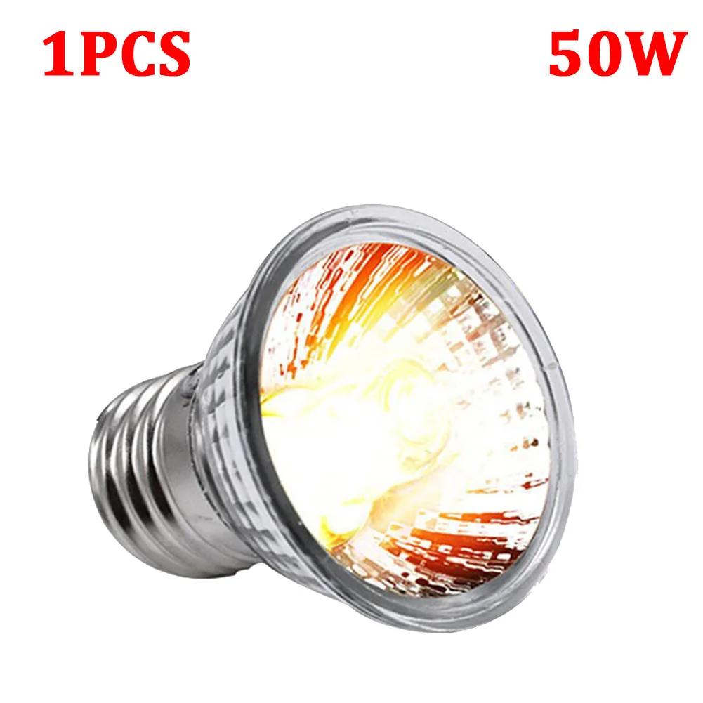 1-3pcs Reptile Lamp 25/50/75W UVA+UVB 3.0 Pet Heat Lamp Bulb Turtle Basking UV Light Bulbs Amphibians Lizard Temperature Control